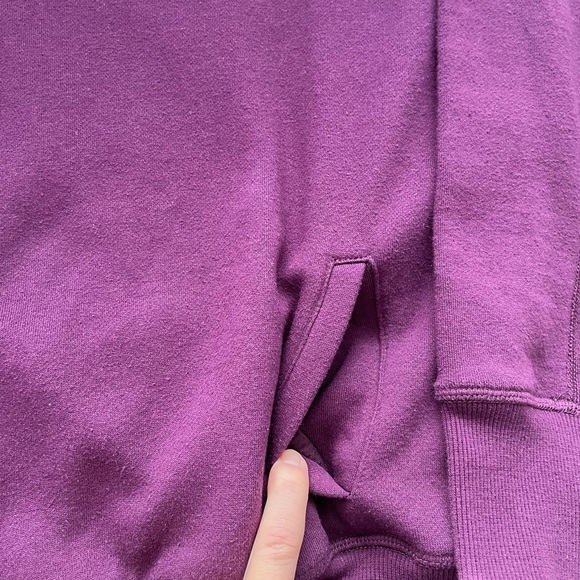 Zyia Plum Oh So Soft Sweatshirt - Picture 3 of 4